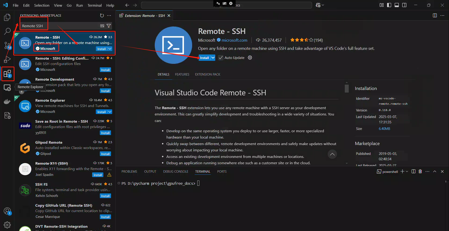 Remote-SSH